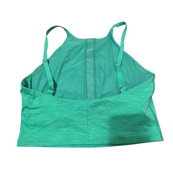 Outdoor voices tech sweat criss cross tank jade green size Small - Picture 6 of 6